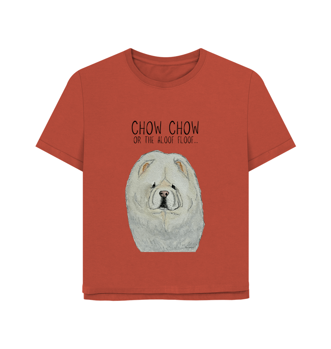 Rust Cream Chow Chow Women's Relaxed Fit T Shirt