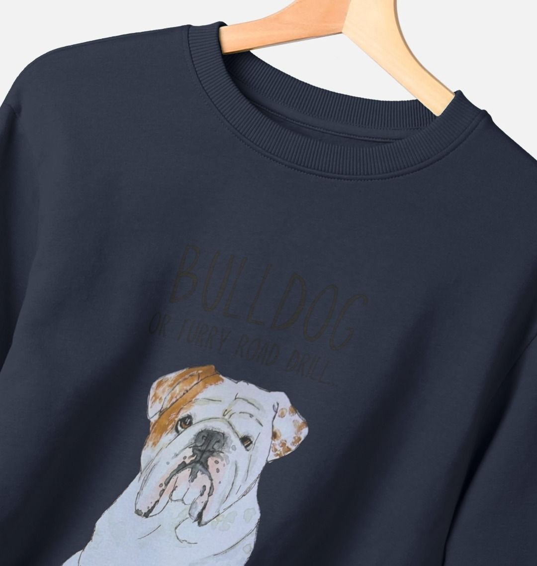 Bulldog Grit: Furry Road Drill Men’s Crewneck Sweatshirt for the Bold!