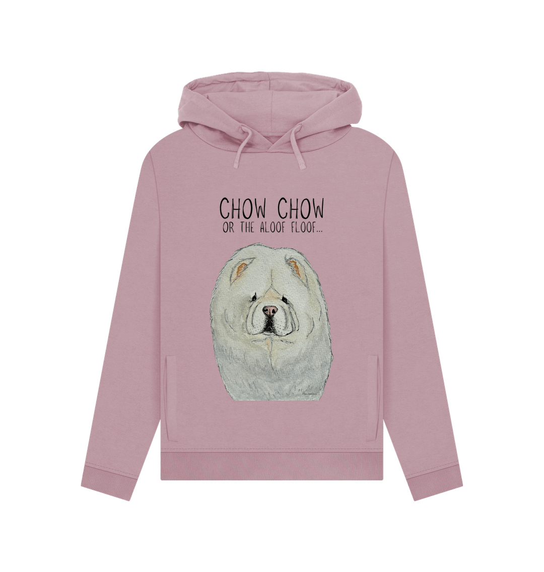 Mauve Cream Chow Chow Women's Hoodie