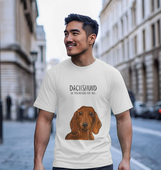 Dachshund Tee – Mischievous Hot Dog Energy!