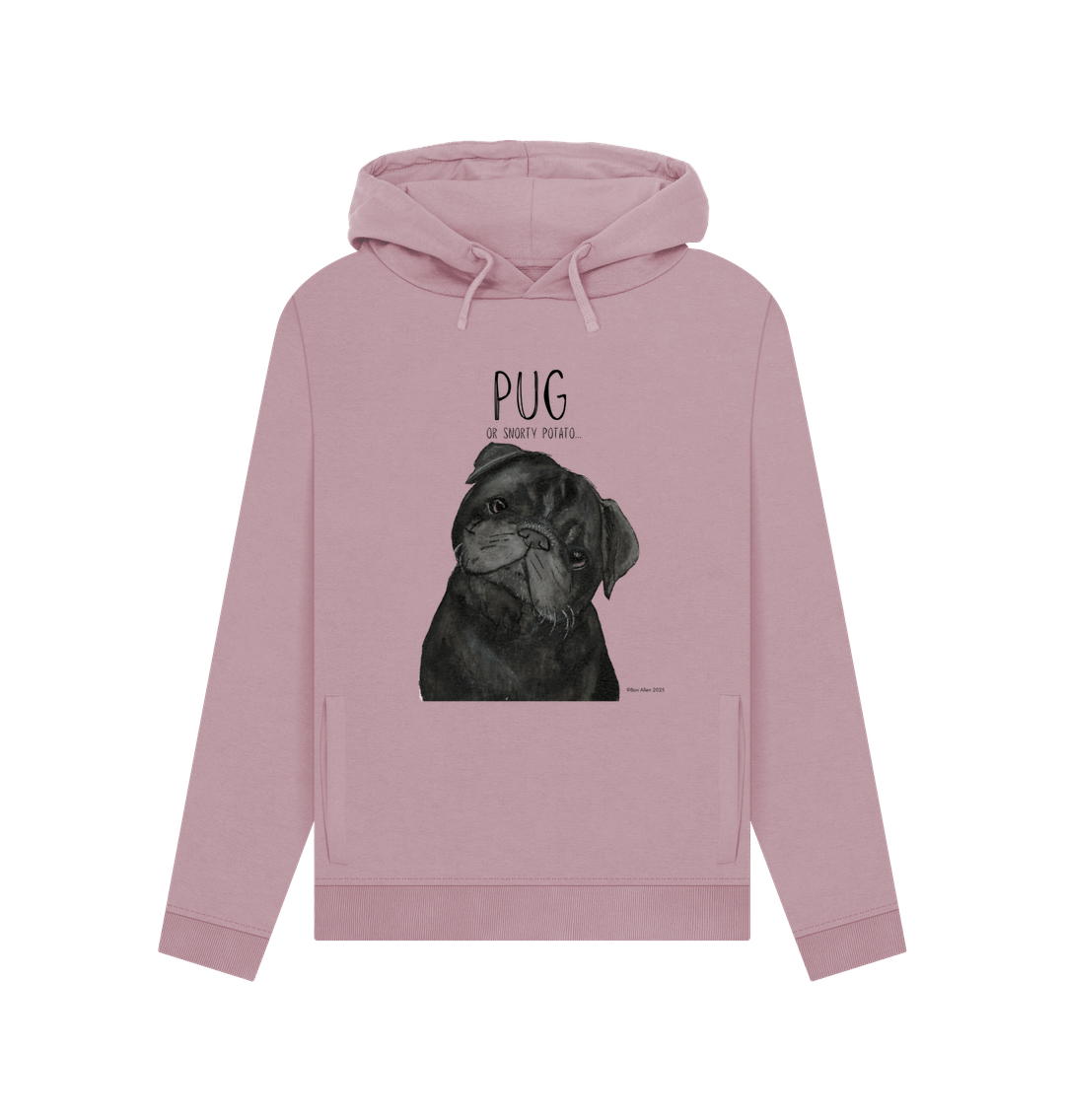 Mauve Printed Hoody