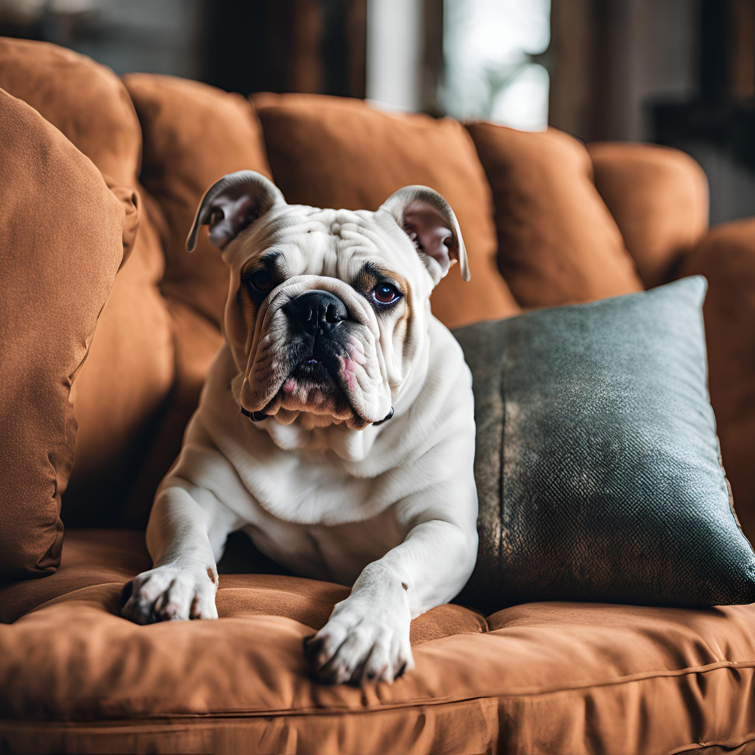 Bulldog Cushion Cover – Your New Couch Co-Commander!