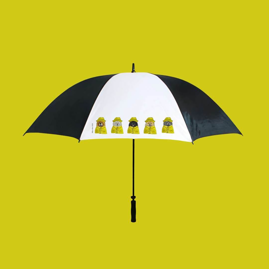 Chow’ing in the Rain: The Ultimate Chow Chow Golf Umbrella