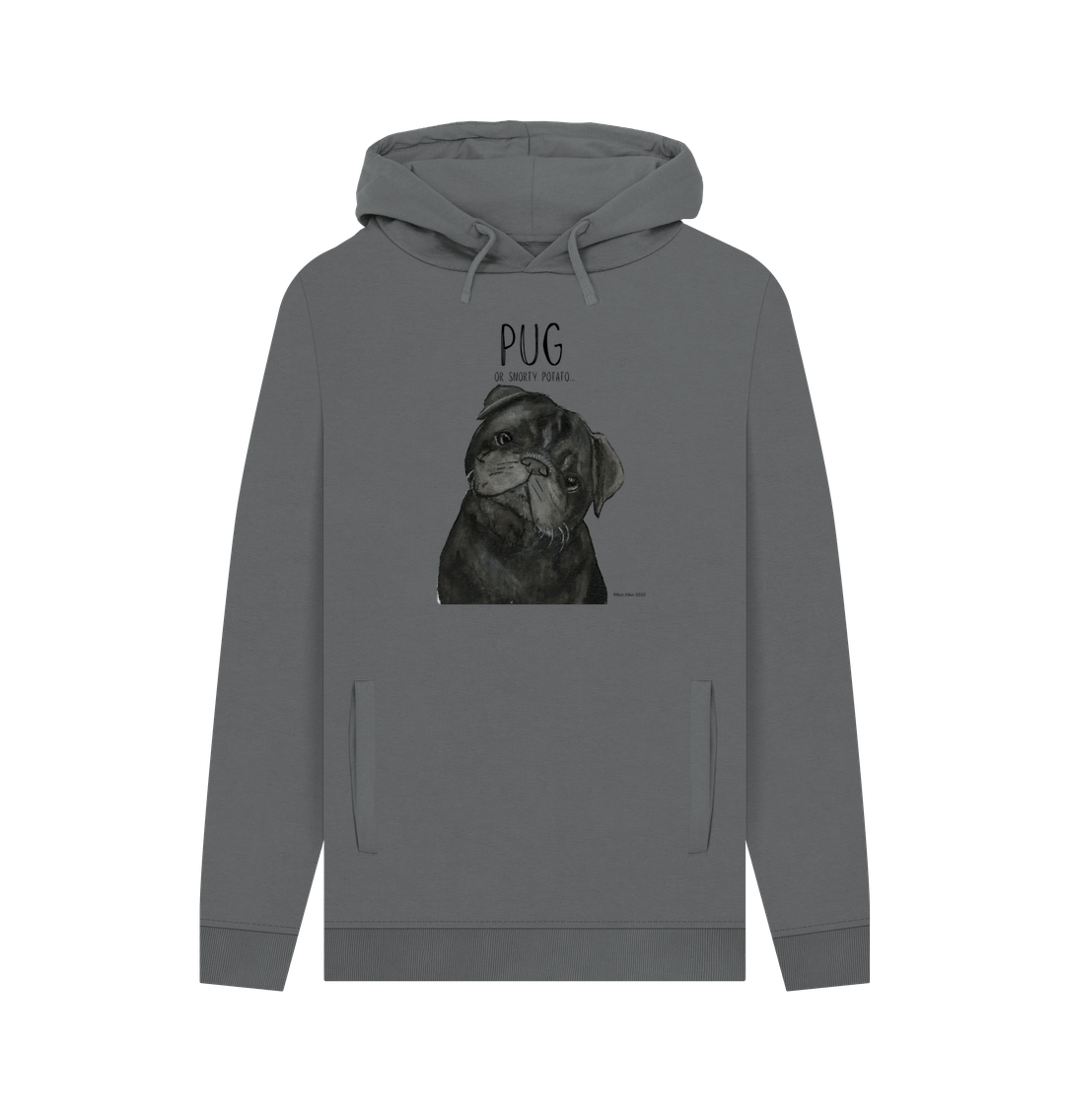 Slate Grey Printed Hoody