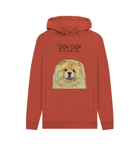 Rust Fawn Chow Chow Men's Hoodie