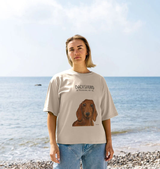 Charming & Cozy: The Dachshund Women's Relaxed Fit T-Shirt