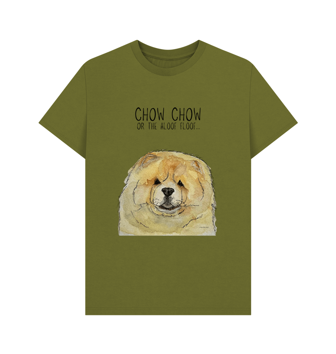 Moss Green Fawn Chow Chow Men's T Shirt