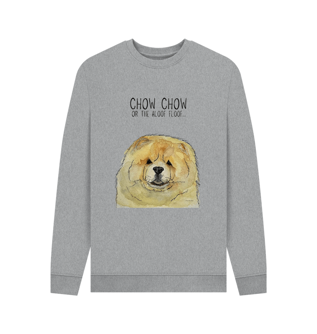 Light Heather Fawn Chow Chow Men's Crew Neck Sweatshirt