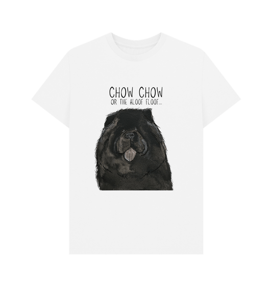 White Black Chow Chow Men's T Shirt