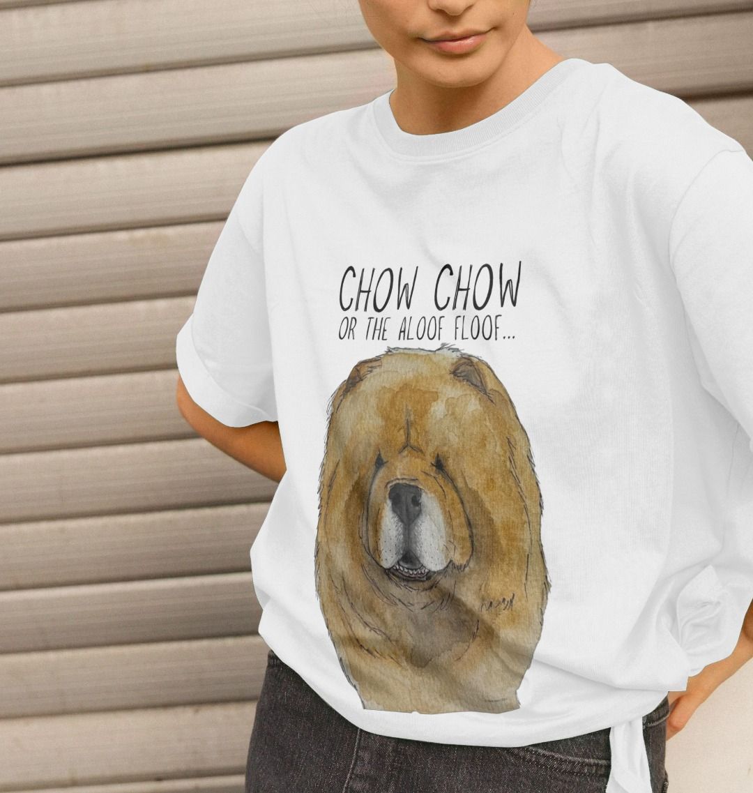 Stay Cozy in Style – Red Chow Chow Women's Relaxed Fit T-Shirt