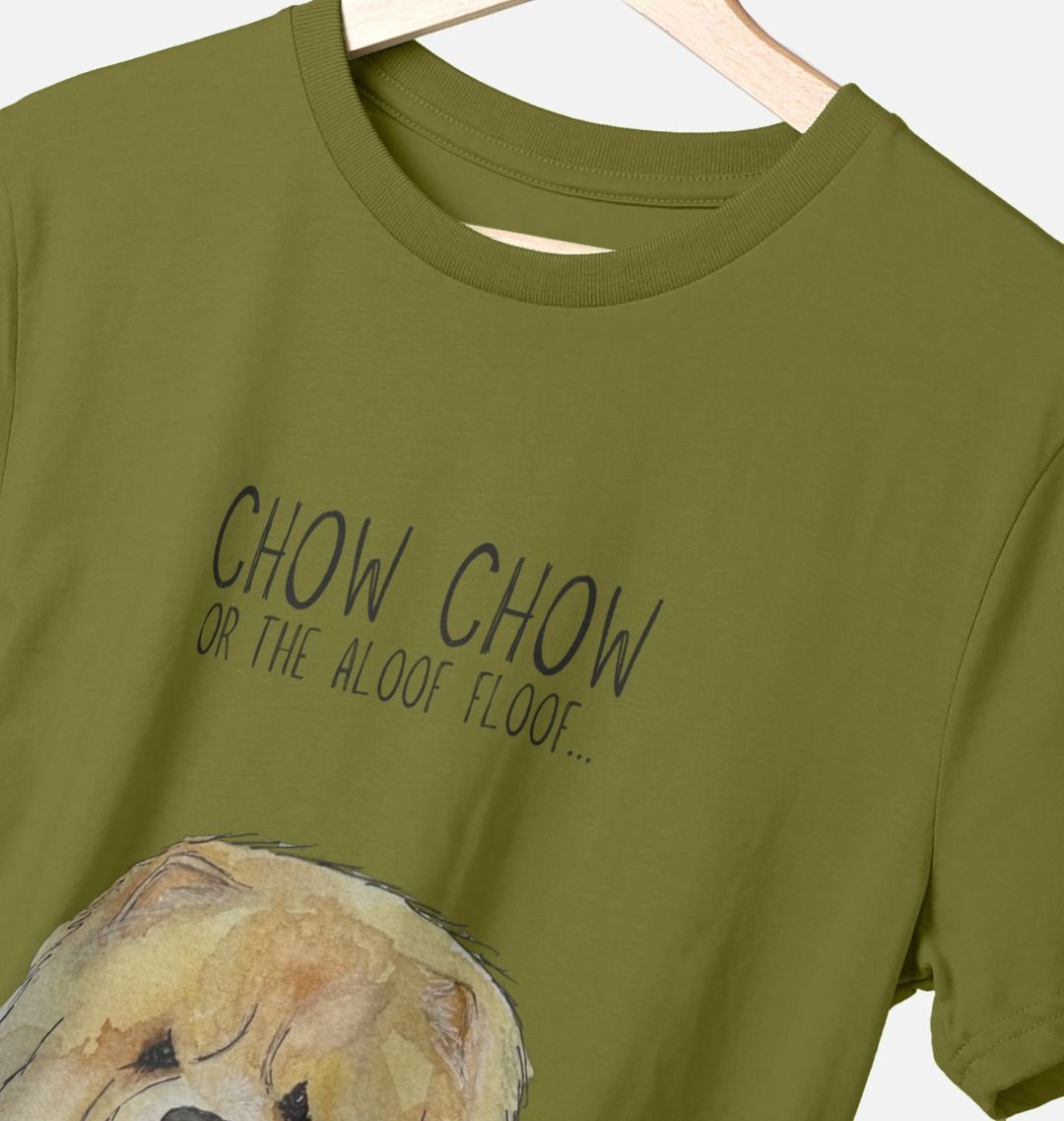 Fawn Chow Chow "Aloof Floof" Men's T-Shirt – Style with a Fluffy Twist!