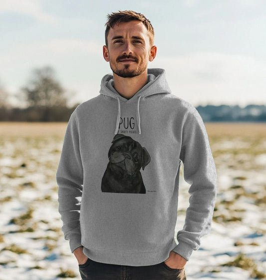 Snorty Potato Men’s Hoodie – Cozy Pug Vibes for Dog Lovers!